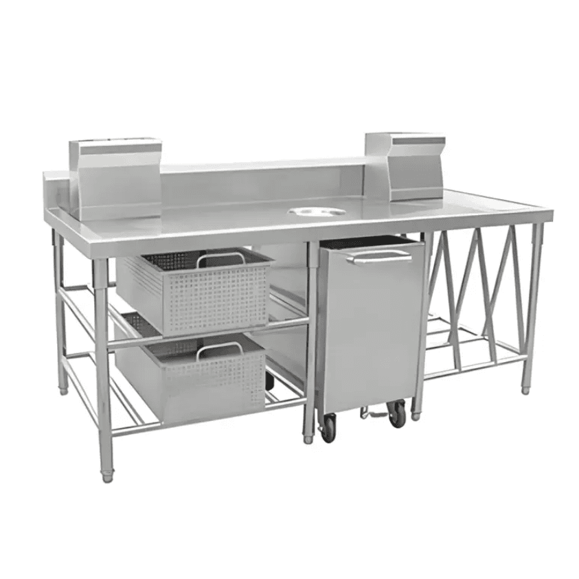 Custom stainless steel kitchen equipment solution